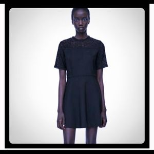 NEW Zara Contrasting Lace Dress